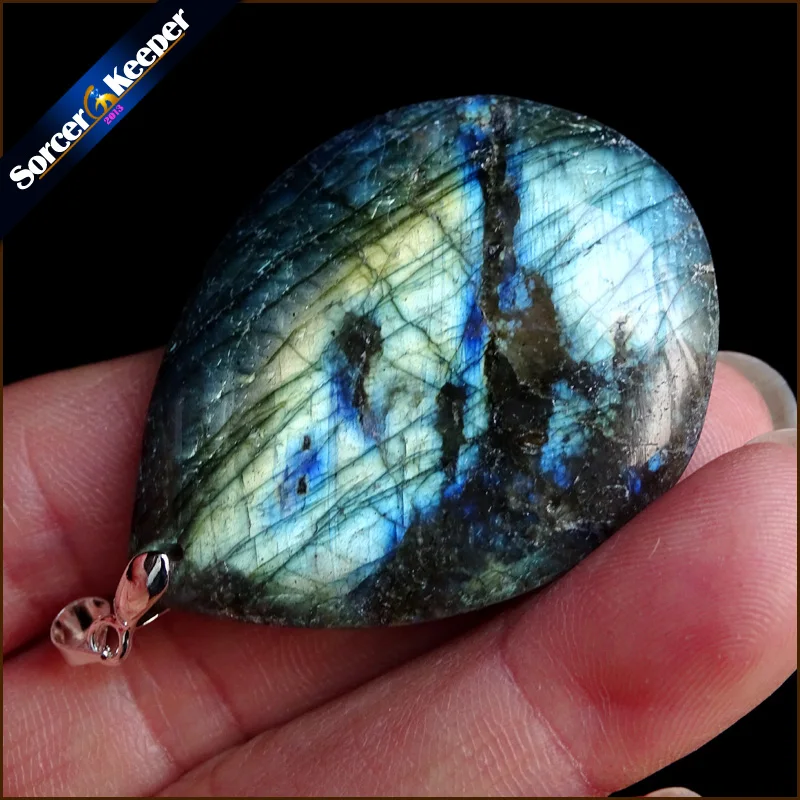 

Women & Men Fashion Jewelry Pendants Necklaces With Chain Wholesale Labradorite Moonstone Quartz Stone Colares Femininos YS950