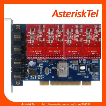 

Asterisk Card TDM400P with 4 FXS FXO Modules,PCI Asterisk Card ,a4a a4b Asterisk PCI FXO Card Elastix Briker TcPBX