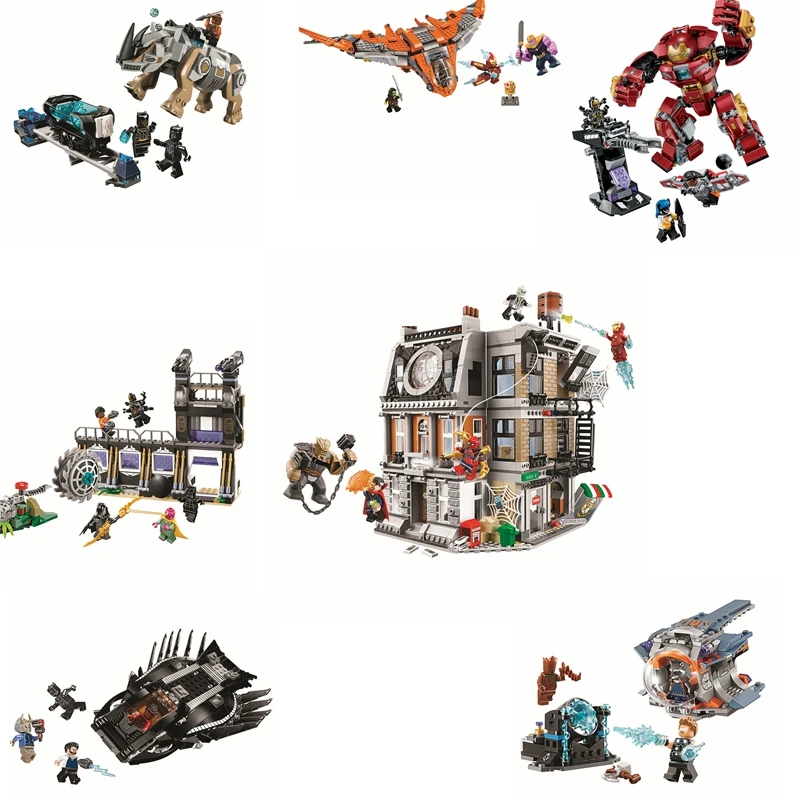 

76104 Bela compatible Legoingly Ironman Hulkbuster Infinite War Marvel Avengers Superhero Building Block Brick Toy 2019