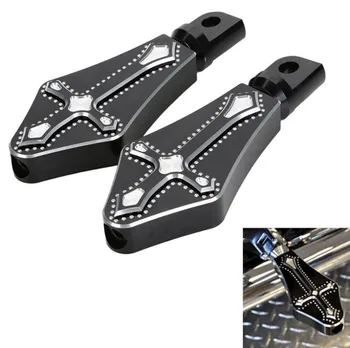 

Billet Darkside Foot Pegs For Harley Touring V Rod Road King Passenger Softail