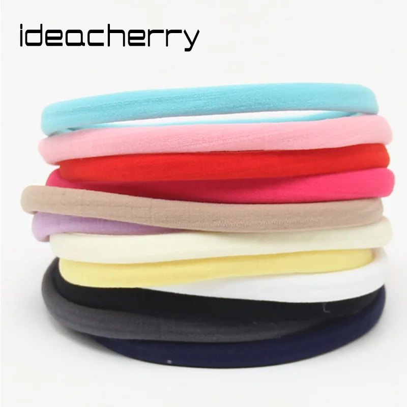

ideacherry Brand Europe And The United States Baby Hair Accessories Seamless Elastic Hair Ring Baby Headband Accessories 10 Pcs