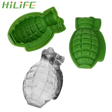HILIFE бар напитки льдогенератор вина инструменты Гаджеты 3D граната форма кубик льда Силиконовый поднос кухонные инструменты Мороженица