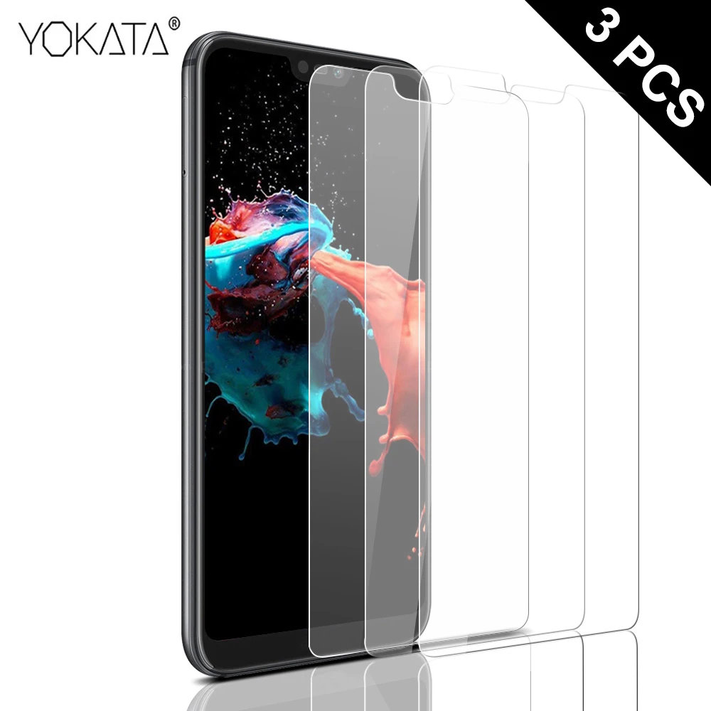 3PCs Tempered Glass For iPhone XR Xs X Max HD Clear Film Glass For