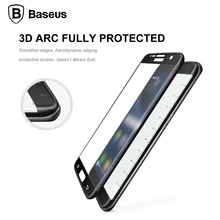 Baseus S7 Edge Tempered Glass 9H Hardness 3D Full Coverage Screen Protector Protective Film For Samsung Galaxy S7 Edge