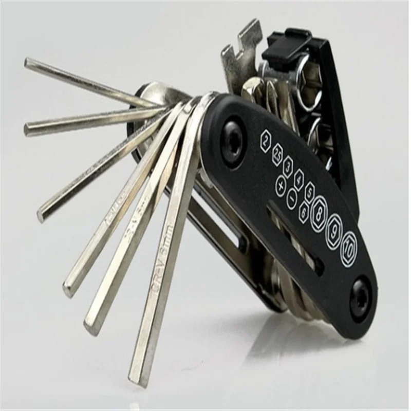 16-in-1 multi-function bicycle repair kit bicycle mechanic repair tool portable tool disassembly wrench 16-in-1 multi-function bicycle repair kit bicycle mechanic repair tool portable tool disassembly wrench