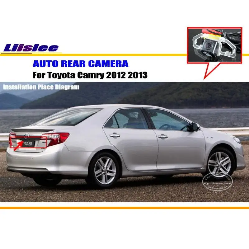 Автомобильная парковочная камера для Toyota Camry 2012 2013/камера заднего вида/HD CCD RCA NTST