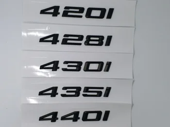 

Black Car Styling For BMW 4 Series 435i 440i Emblem Badge Decal Rear Trunk Lid Number Letters Sticker F32 F33 F36