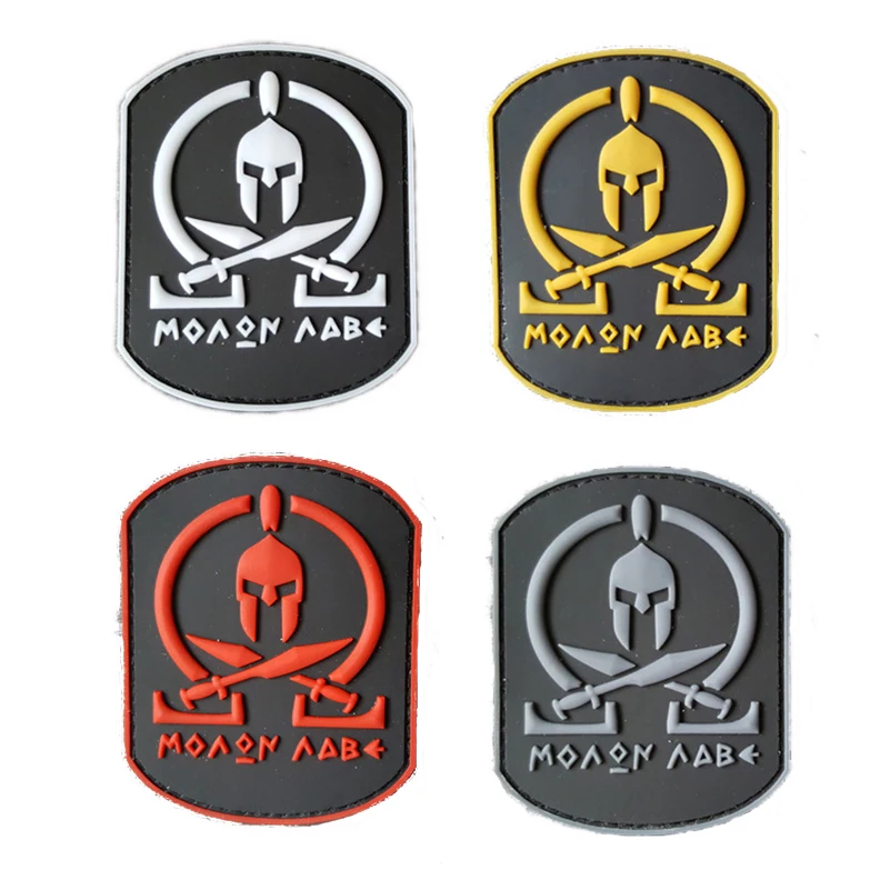 

3D Pvc Spartan Tactical Us Army Morale Rubber Badge Army Military Tactical Armband Tactical Badges