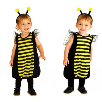 

Halloween Evening For Animal Animals Bumble Bee mistakes fancy dress for girls Purim and carnival costumes