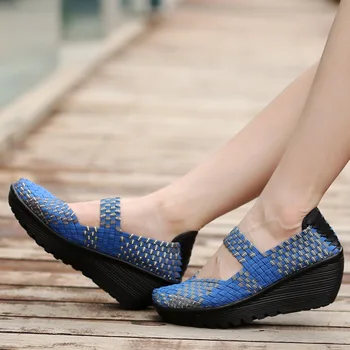 

Shoes Woman Sneakers Nice Zapatos De Mujer Breathable Summer Lady Shoes White Zapatos Mujer High Heel Triple S Sneaker