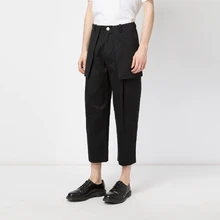 27-44, новинка, Мужская одежда, большие размеры, GD, оригинальные штаны с 9 точками, повседневные штаны, хлопок, большие карманы, под прямым углом, брюки, костюмы