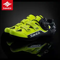 SANTIC Велоспорт велосипед велосипедная обувь тапки дышащий для занятий спортом на улице Professional Road велосипедные ботинки Нескользящие