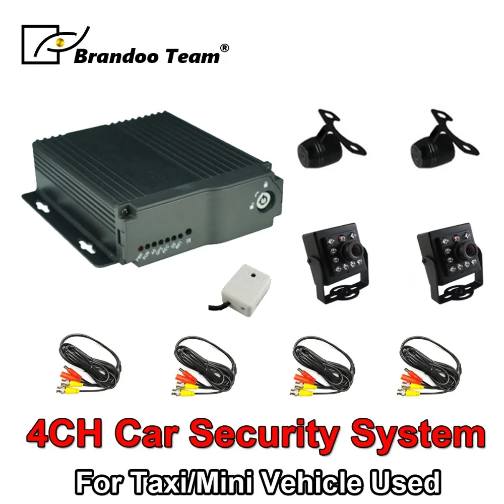 

4CH SD Type Mobile Dvr Kits Mobile Car DVR 4 Channel Analog MDVR Kit Including 4 Cameras For Taxi Mini Vehicle Used