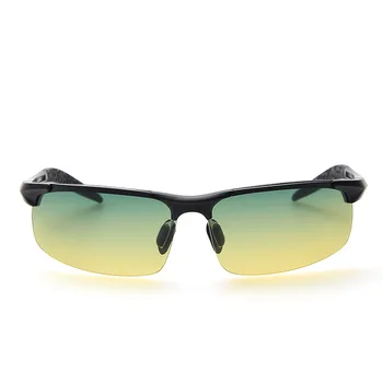 Men Night Driving Glasses Aluminum Alloy HD Night Vision Goggles Anti-glare Polarizer Sunglasses Car Drivers Glasses 2
