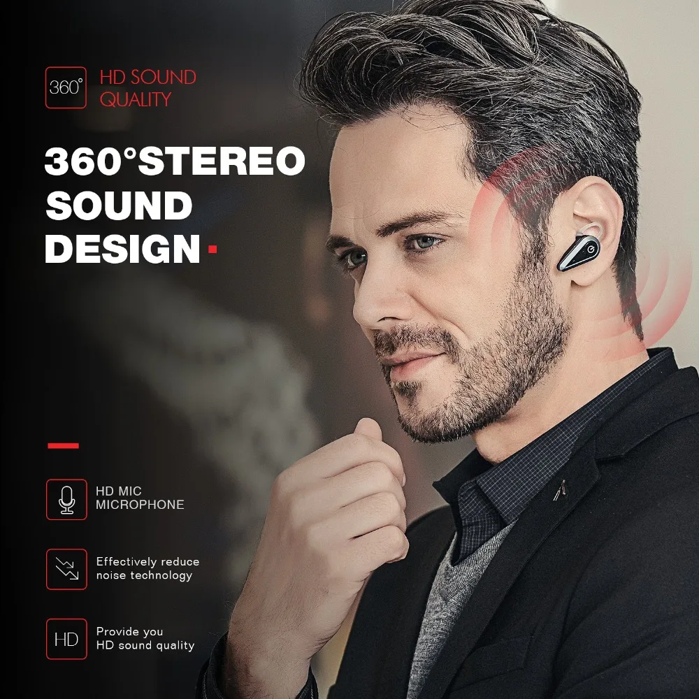 Беспроводные наушники HAVIT 4 1 Bluetooth 16 мм мини бизнес Одиночная Автомобильная