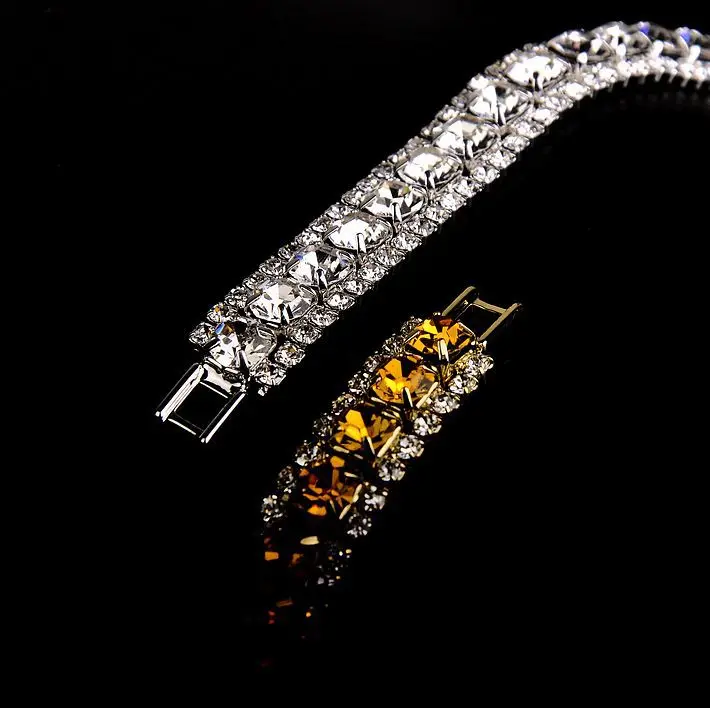 2017 модный браслет с кристаллами и кубиками циркония Римский Auden Rhinestone CZ B9|cz