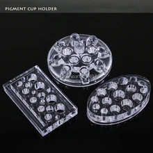 Горячая 3 формы акриловый Перманентный макияж чернильница для тату держатель пигмент для микроблейдинга подстаканник стенд татуировки аксессуары