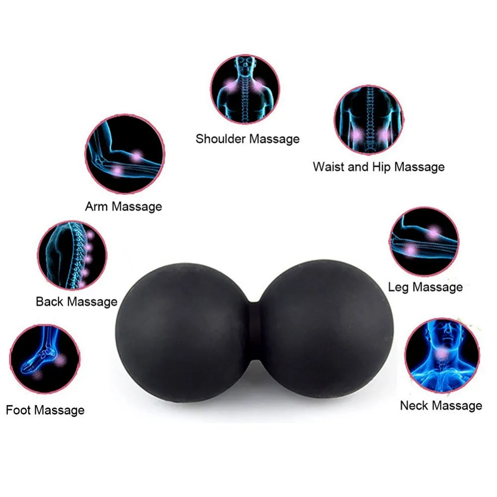 Double Lacrosse Massage Ball for Thoracic Spine, Peanut Massage ball