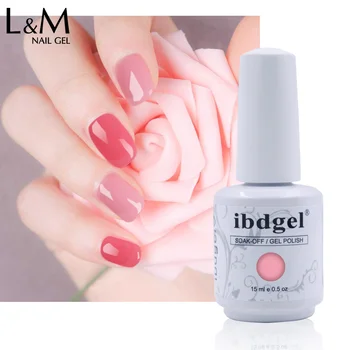 

3pcs ibdgel Soak off nail gel polish glazed extending nails builder gel polish 15 ml