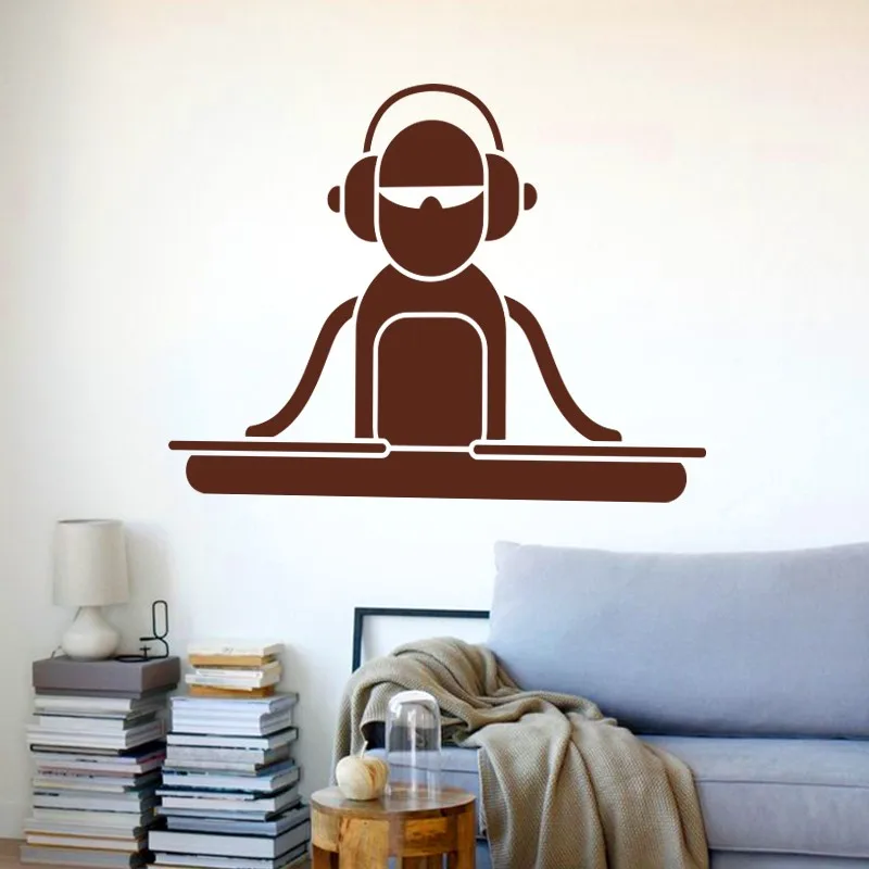 Art-Design-home-decoration-Vinyl-cartoon-DJ-decks-Wall-Sticker-removable-house-decor-pop-music-headset (1)