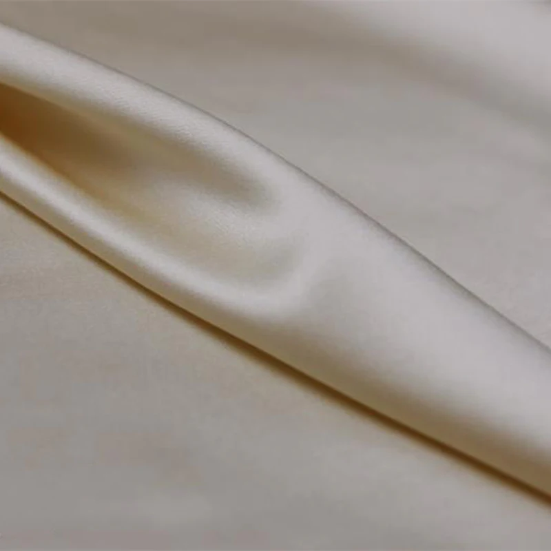

Free shipping 100% Mulberry Silk Fabric Beigegrey Color Plain Dyed Silk Dress Fabric Silk Bedding Scarf #LS0114-01