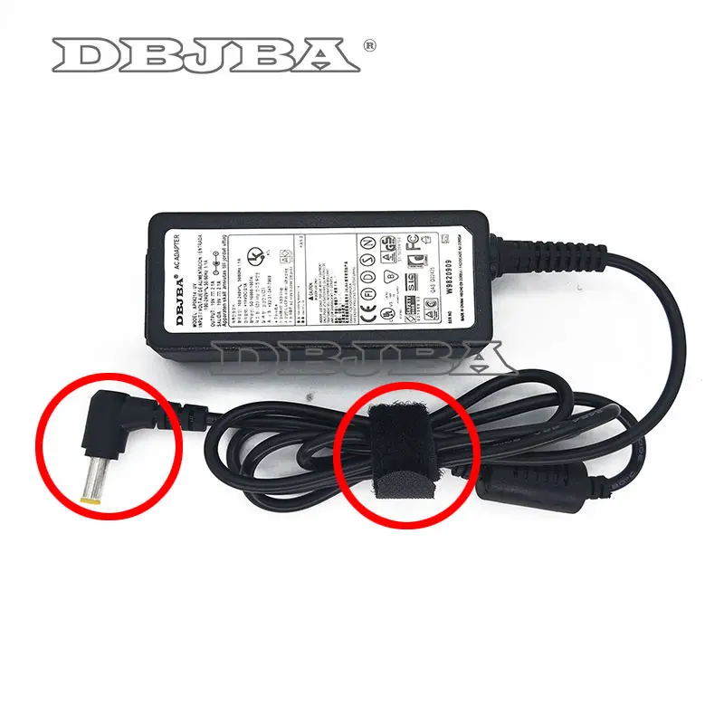 19V 2.1A адаптер питания переменного тока для samsung N100 N102 N102S N108 N110 N120 N128 N130 N135 N140 N140 N143 плюс N143P NP-N100 зарядное устройство