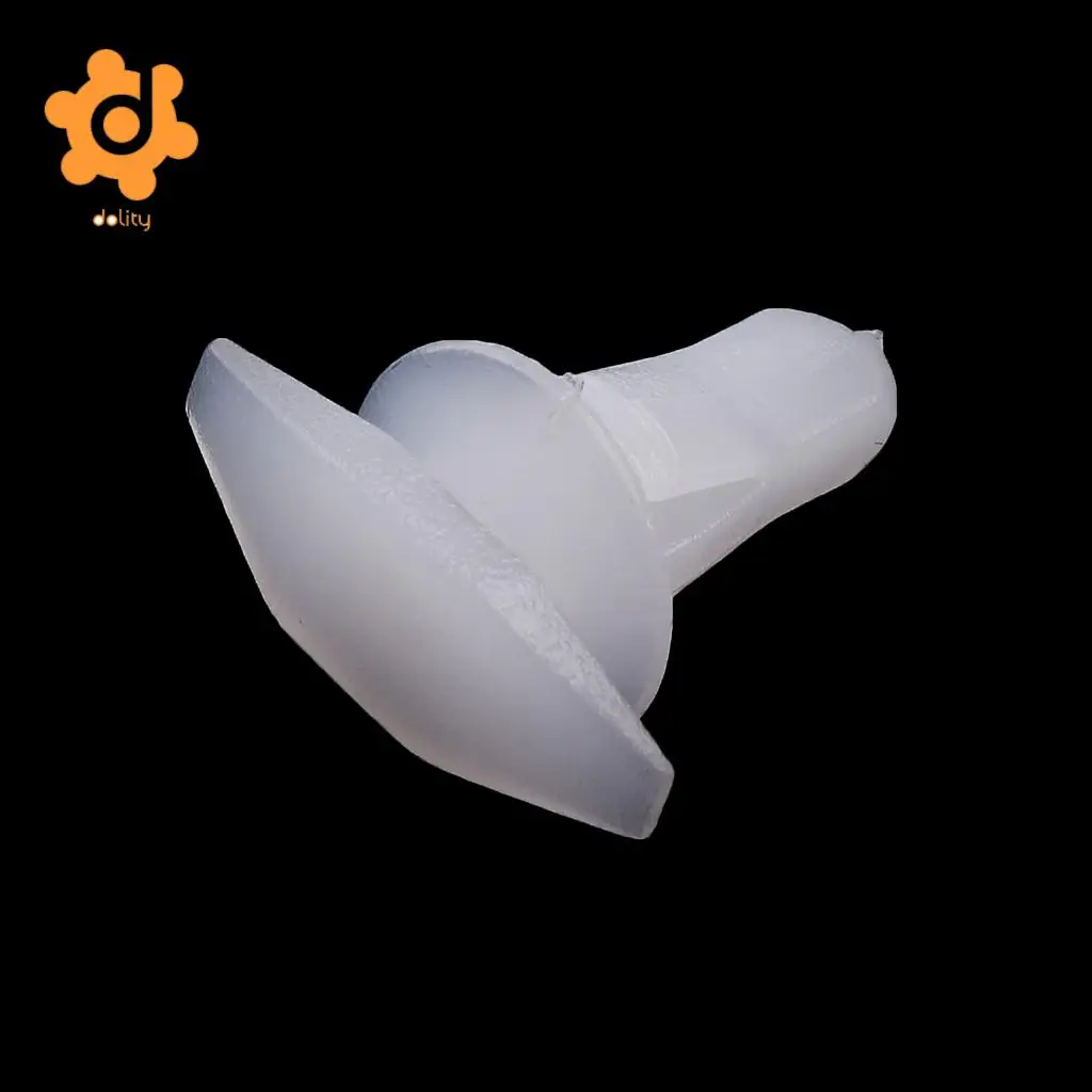 dolity 100 Pieces Car Door Sealing Strip Trim Panel Rivet Fastener 7.8mm Hole