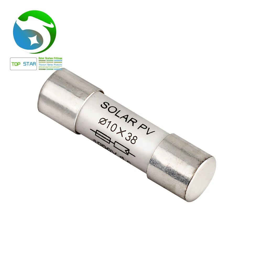 

10 PCS 1000V 10 x 38MM Solar PV Fuse for Solar Power System Fuse Holder In-line Fuse Connector PV Combiner Box