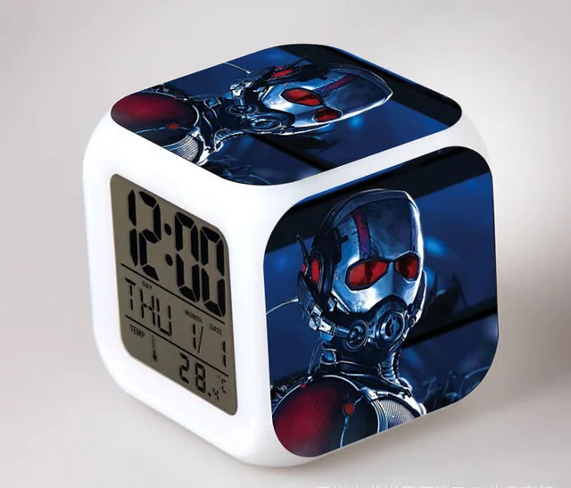 Manga Attack on Titan Alarm Clocks,Glowing LED Color Change Digital