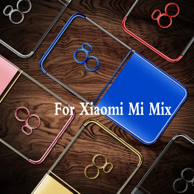 Cheap For xiaomi mi mix case silicone 6.4" luxury Fashion Plating funda protection mobile phone shell for xiaomi mi mix pro cover tpu
