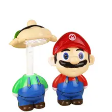 Креативная настольная лампа милый супер Мэри Мультфильм светодиодный LED Настольная лампа глаз средства ухода за мотоциклом узнать написать девушка спальня лампа для прикроватной тумбы