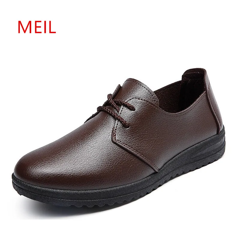 

Leather Shoes Men Loafers 2018 New Breathable Flat Men Leather Shoes Mens Loafers Prevent Slippery Wear-resisting Driving Shoes
