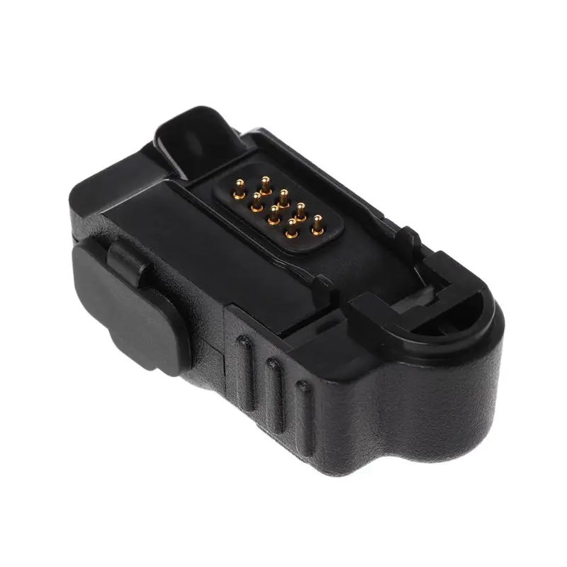 Audio Adapter Connector for Motorola XiR P6600 P6628 XPR3500 DEP550 MTP3550 MTP3500 MTP3250 MTP3100 MTP3200 Walkie Talkie Radio long range walkie talkies