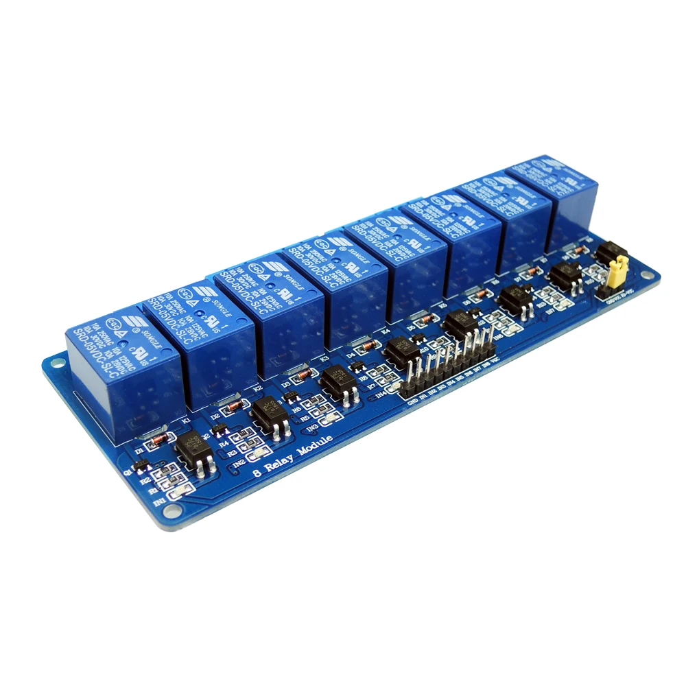 

1pcs DC 5V Optically Isolated anti-interference Relay 8 Channel Relay Module Interface Board Support for AVR 51 PIC