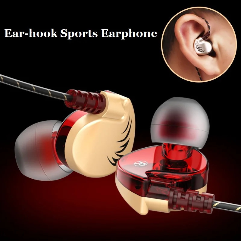 Hands-free наушное крепление спортивные наушники с микрофоном четкий звук супер