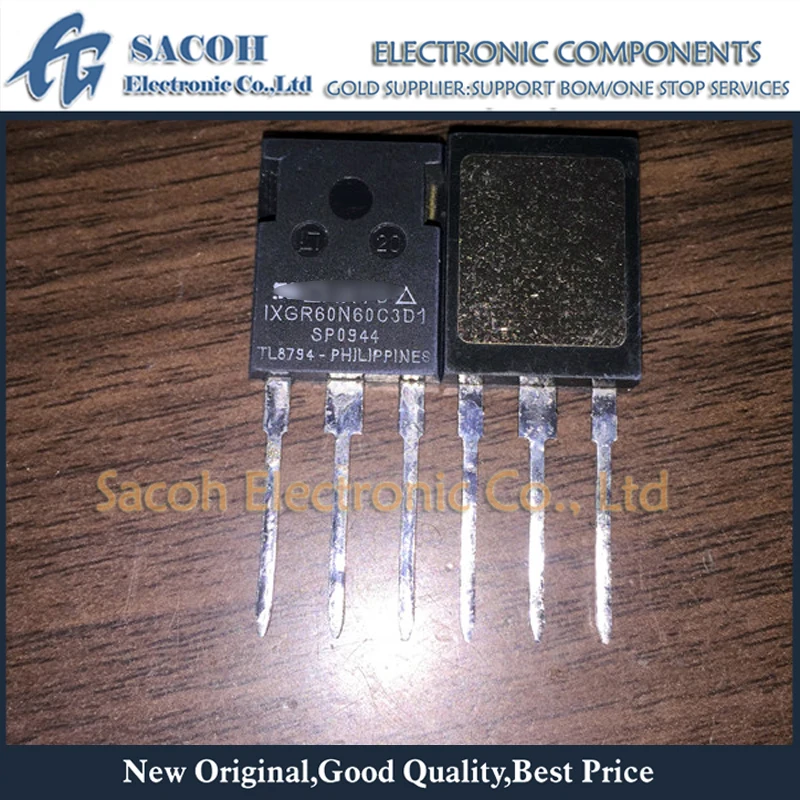 

New Original 5PCS/Lot IXGR60N60C3C1 OR IXGR60N60C3D1 OR IXGR60N60U1 IXGR60N60 ISOPLUS247 60A 600V Power IGBT Transistor