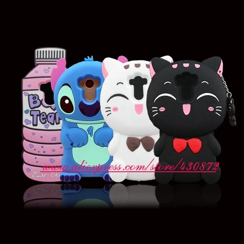 

For Xiaomi Redmi 4 Pro 3D Silicon Cat Stitch Bunny Unicorn Cartoon Soft Phone Back Case Cover for Xiaomi Redmi 4 4 Prime Pro