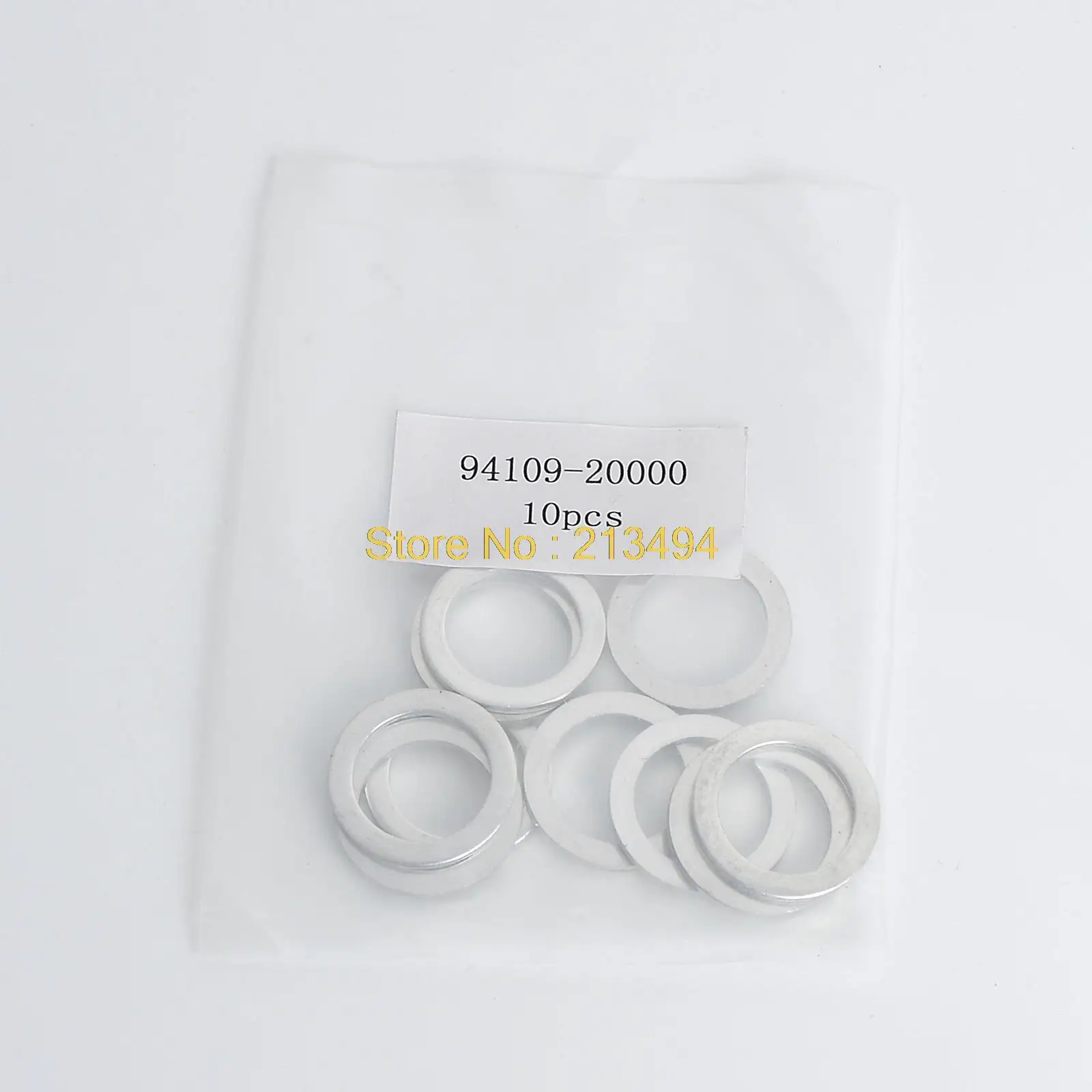 

10PC Rear Differential Drain / Fill Plug Washer Gaskets 94109-20000 for Honda