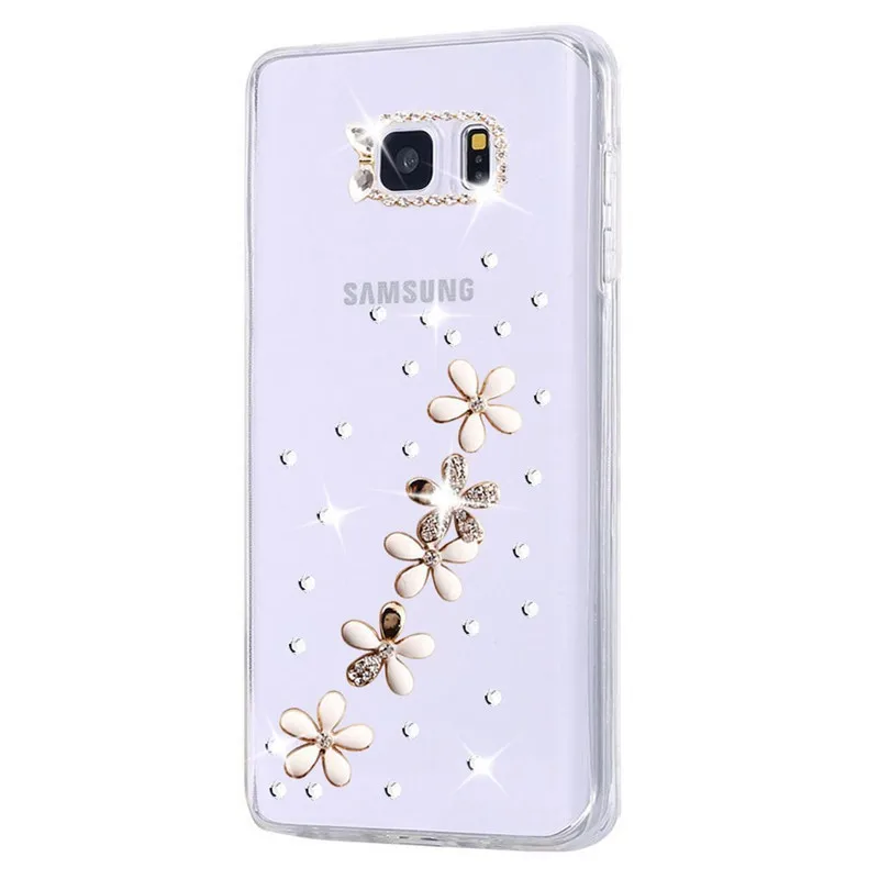 Чехол Udapakoo с красивыми бриллиантами и стразами для Samsung galaxy J2 / S5 Active A3 2017 Alpha G850 Note 4
