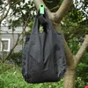 Round ball Elastic Cotton shopping bag foldable tote Reusable Portable Shoulder Folding pouch handbags printing ► Photo 2/6