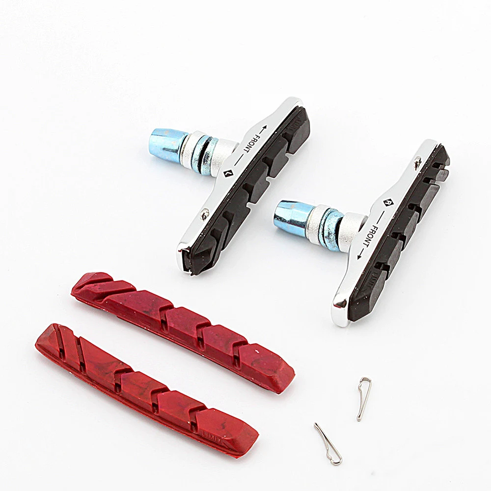BMDT-soldier 1 пара горная дорога тормоз велосипед велик прокладка резиновая тормозные диски прочный велосипедный V Тормозные колодки держатель Велоспорт