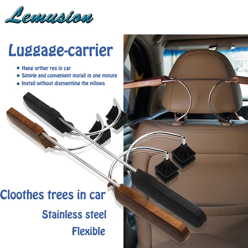 Car styling Car clothes rack Accesories Stainless steel adjustable