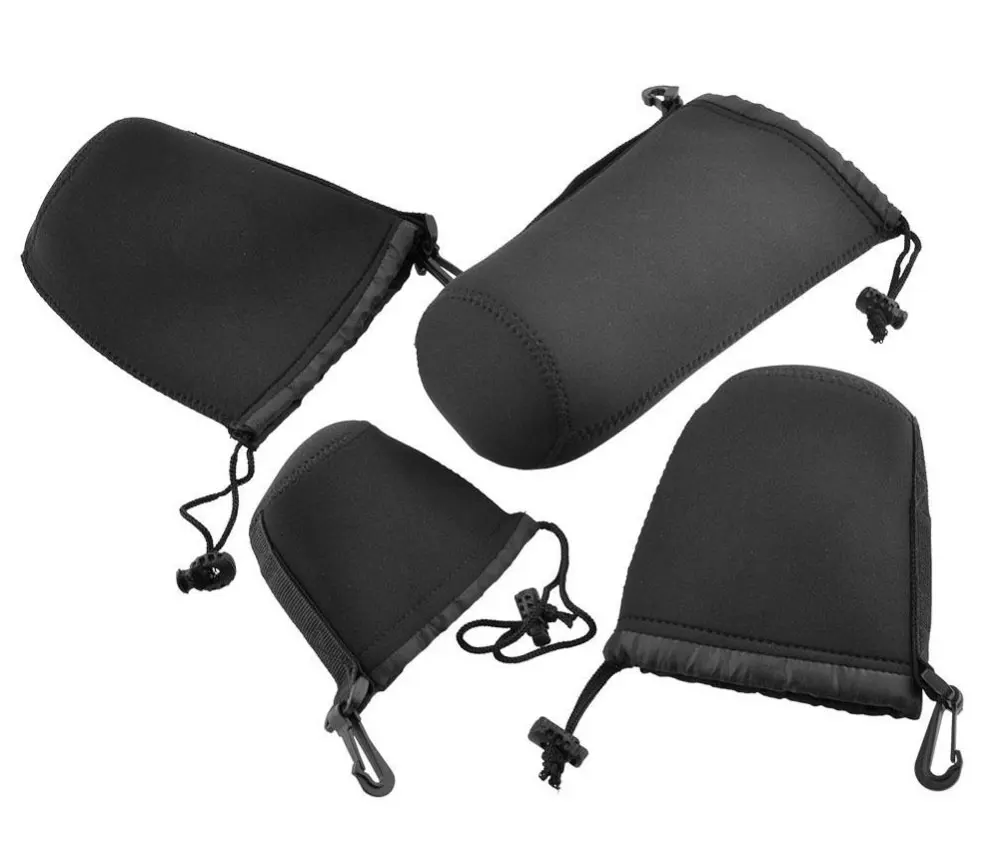 2018 New S M L XL Matin Neoprene Soft Protector Camera Lens Pouch Bag Case For Canon Nikon Sony Camera lens bag (6)