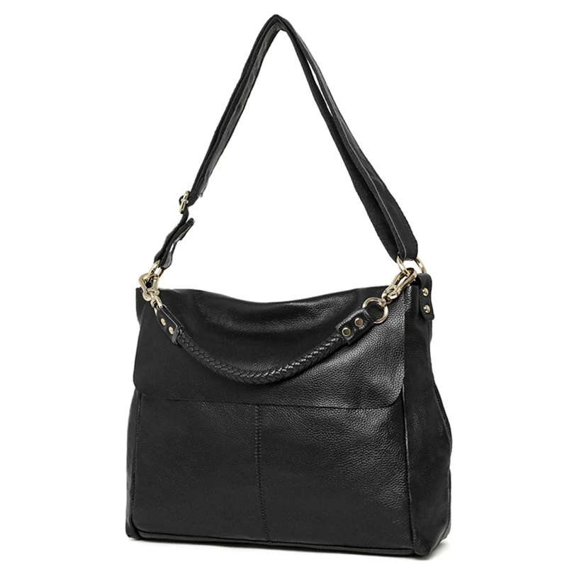 

2017 Luxury Brand Designer Ladies Casual Tote Bag Purse Genuine Cow Leather Women Handbag Large Capacity Shoulder Messenger bag