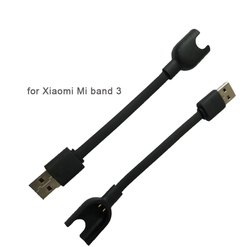 Mi jobs 1 шт. USB кабель зарядное устройство mi Band 3 зарядный адаптер для Xiaomi mi ремешок 1S шнур Замена mi Band 2 Смарт-часы ремешок браслет - Цвет: for Xiaomi Mi band 3