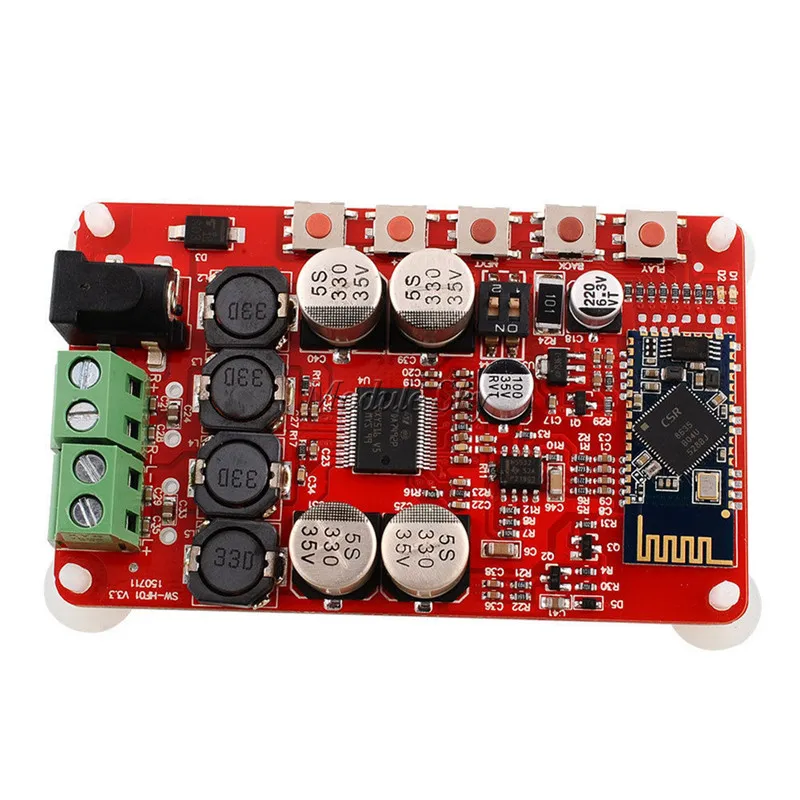 

TDA7492P 50W+50W Wireless Bluetooth 4.0 Audio Receiver Digital Amplifier Board