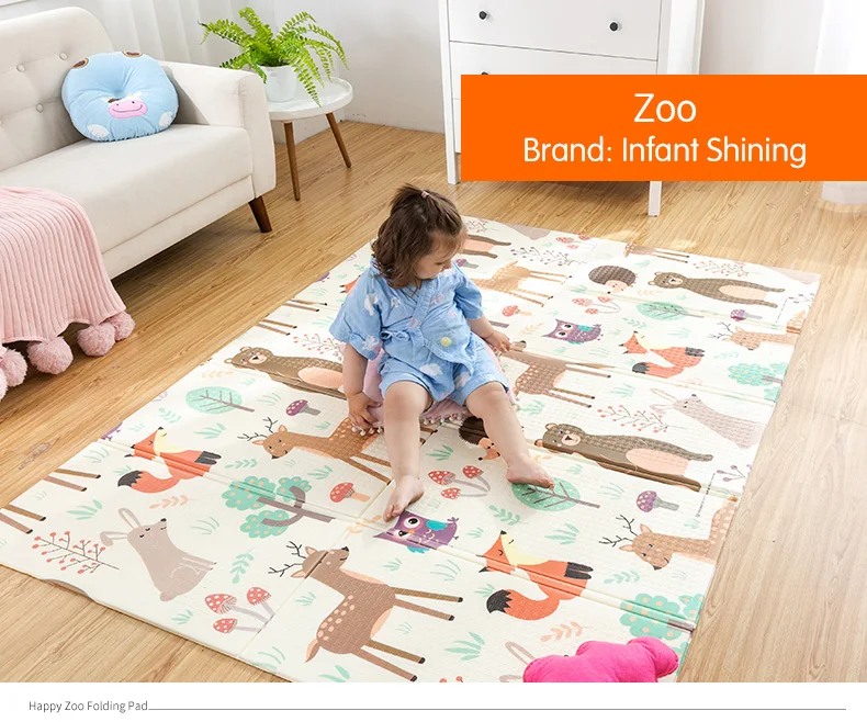 Esteira do Jogo do Bebê Infantil das Crianças do Quarto Quarto do Bebê Infantil Brilhante Xpe Enigma Mat Espessamento Tapete do Bebê Mat Bebê Engatinhando Pad Dobrável Tapete 36 High Quality children mat