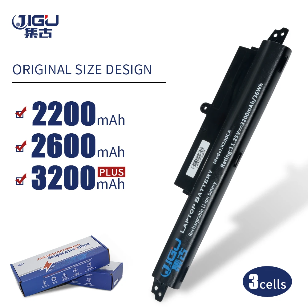 JIGU ноутбука Батарея A31LM2H A31LM9H A31LMH2 A31N1302 для ASUS VivoBook F200CA F200MA R202CA F200M FX200CA X200MA X200CA |