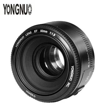 

YONGNUO YN50mm F1.8 EF 50mm Lens AF/MF Auto Focus Standard Prime Lens for Canon EOS 5D2 5D3 6D 7D 60D 70D 650D 1200D DSLR Camera