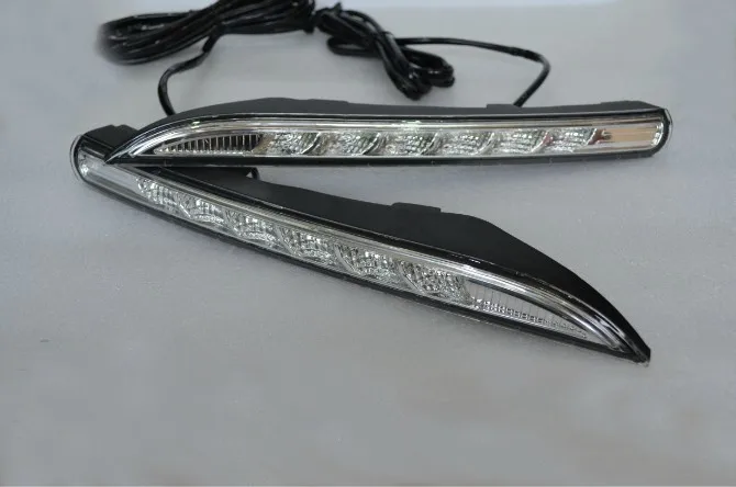  Free shipping  Waterproof 12V Car LED DRL Daytime running lights with Turn off style Relay for Rena - 32291816747